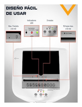 Trituradora de papel Audiotek