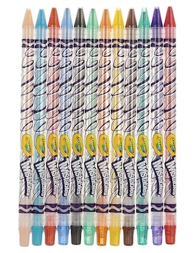 Lápiz de color Crayola redondo 12 piezas