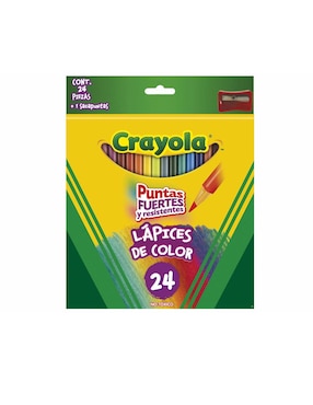 Lápiz De Color Crayola Redondo 24 Piezas