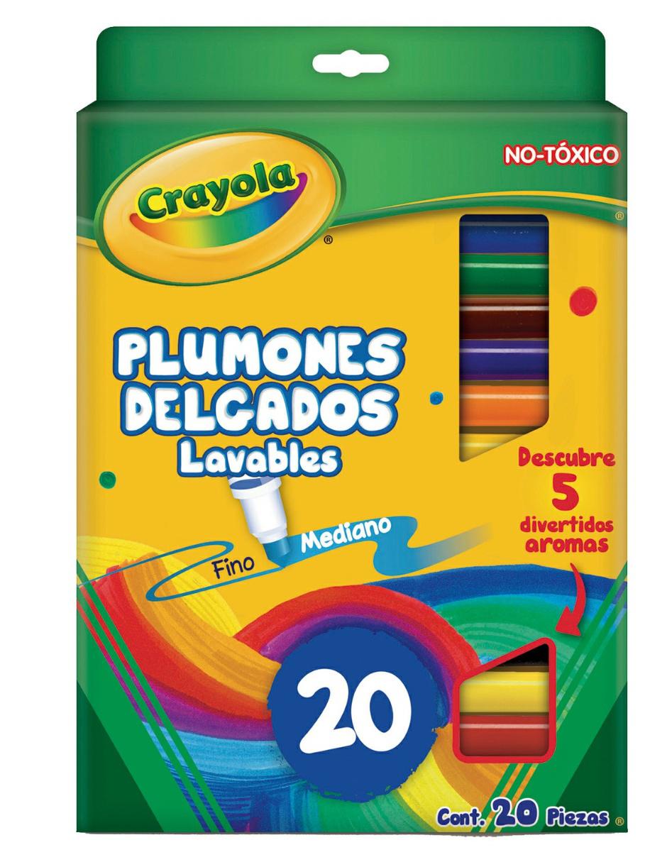 Set de plumones delgados Crayola