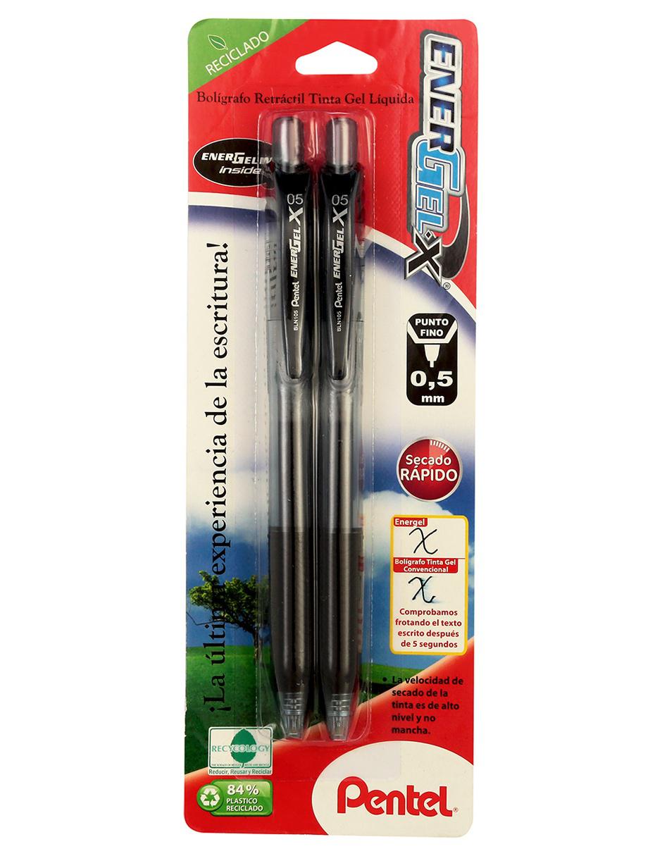 Pentel - Bolígrafo Energel Negro - 0.7mm