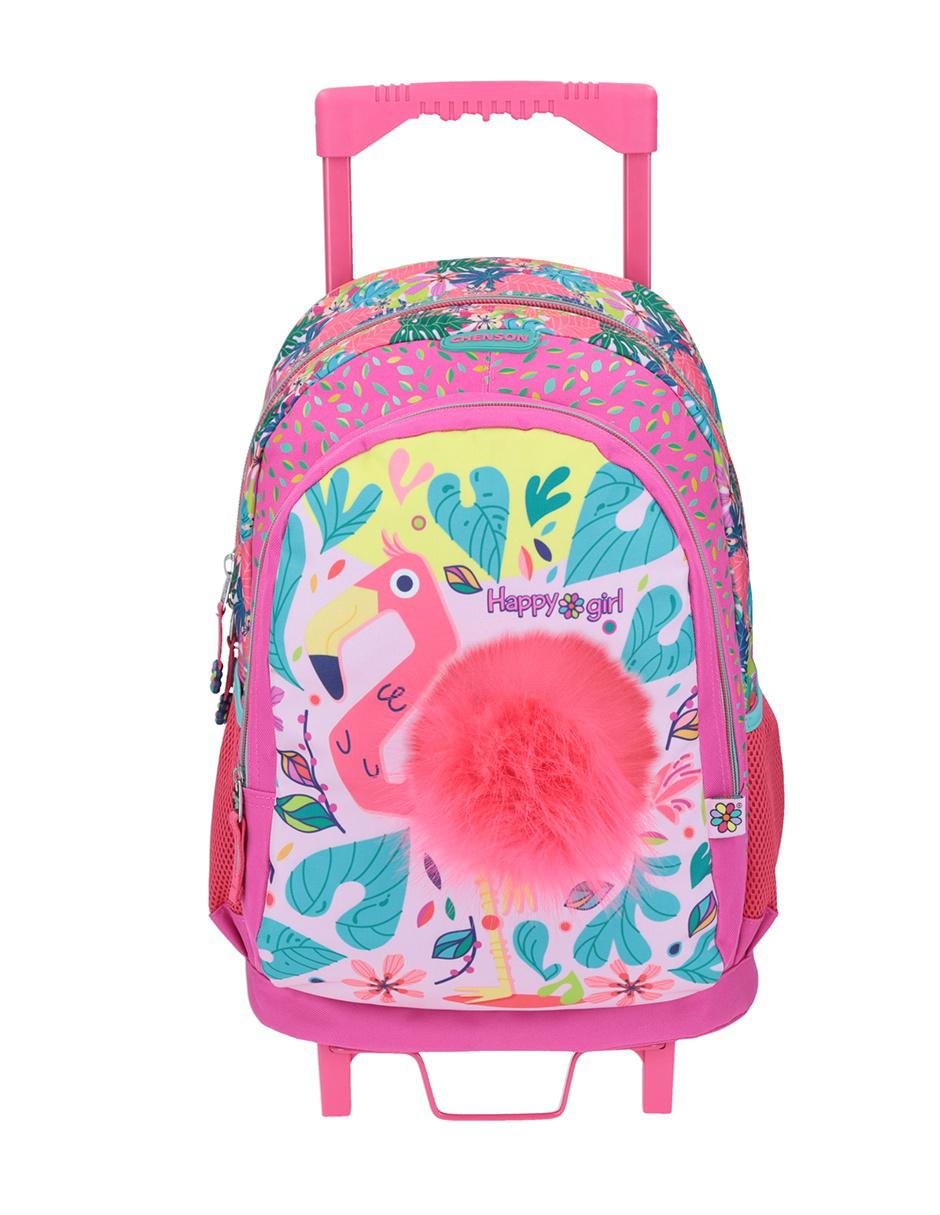 Mochila Chenson Happy Girl rosa en Liverpool