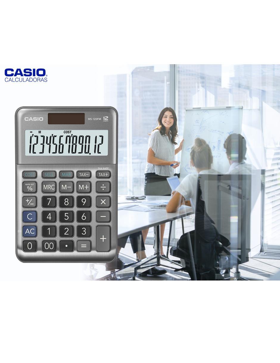 Calculadora de escritorio MS-120FM-W-DP 3