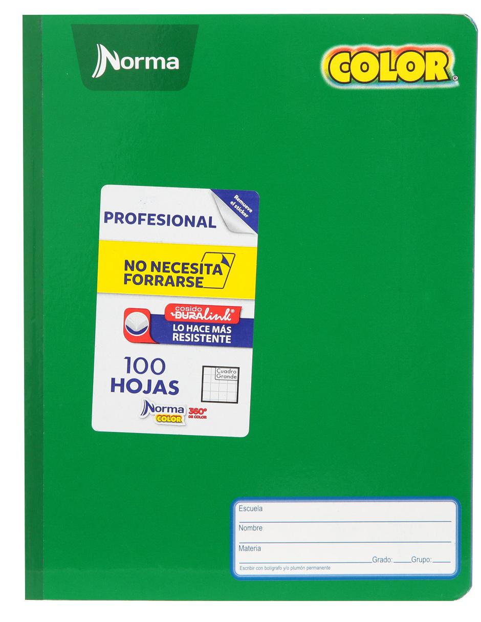 Cuaderno cuadro grande