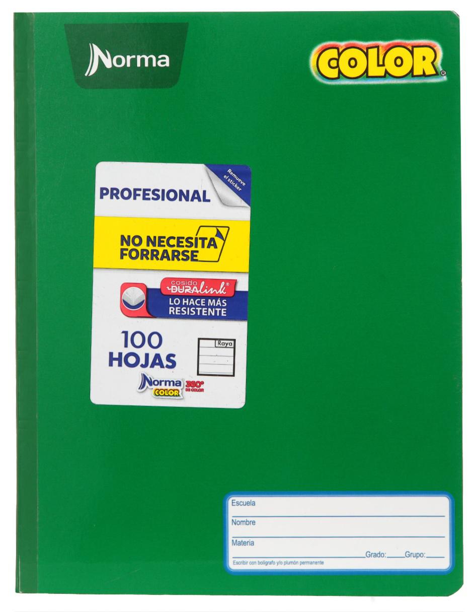 Cuaderno hoja rayada