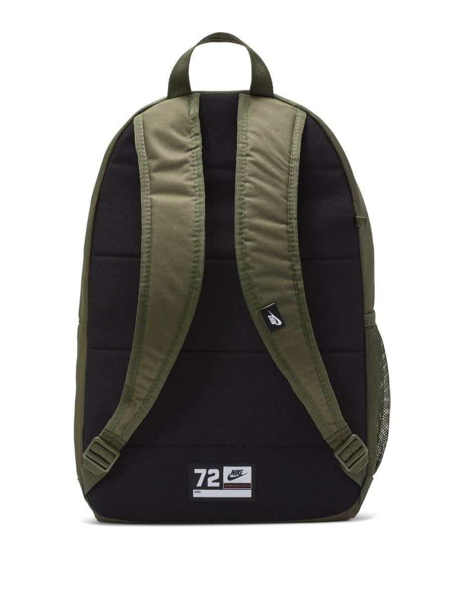 mochila nike gris con verde