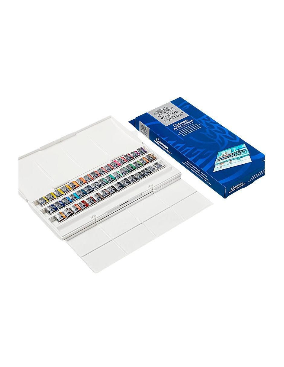 Set de acuarelas Derwant 45 pastillas 2