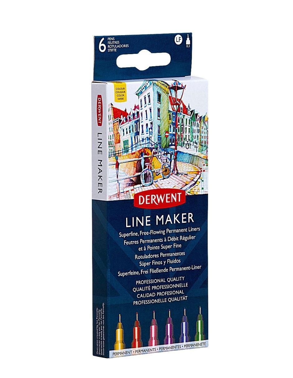 Set de 6 Estilógrafos Line Maker 3