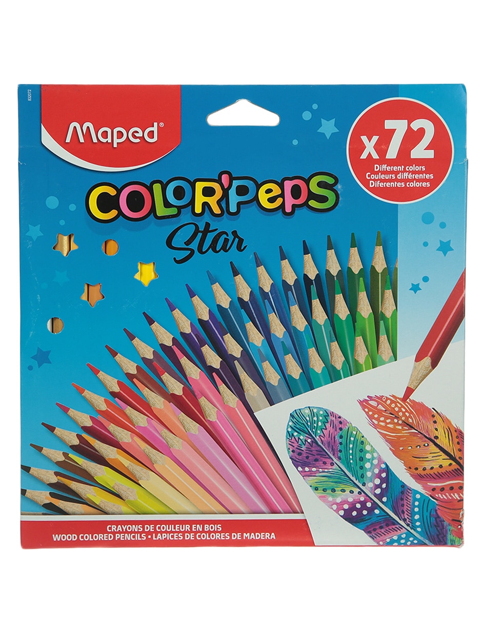 72 colores para dibujar lápices de lápices para colorear