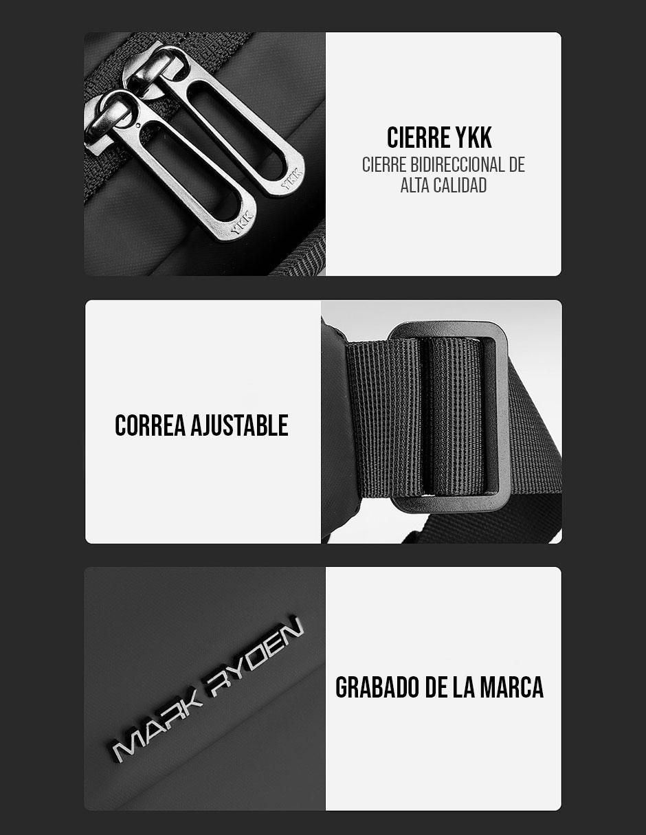 Bandolera de poliéster para hombre 8