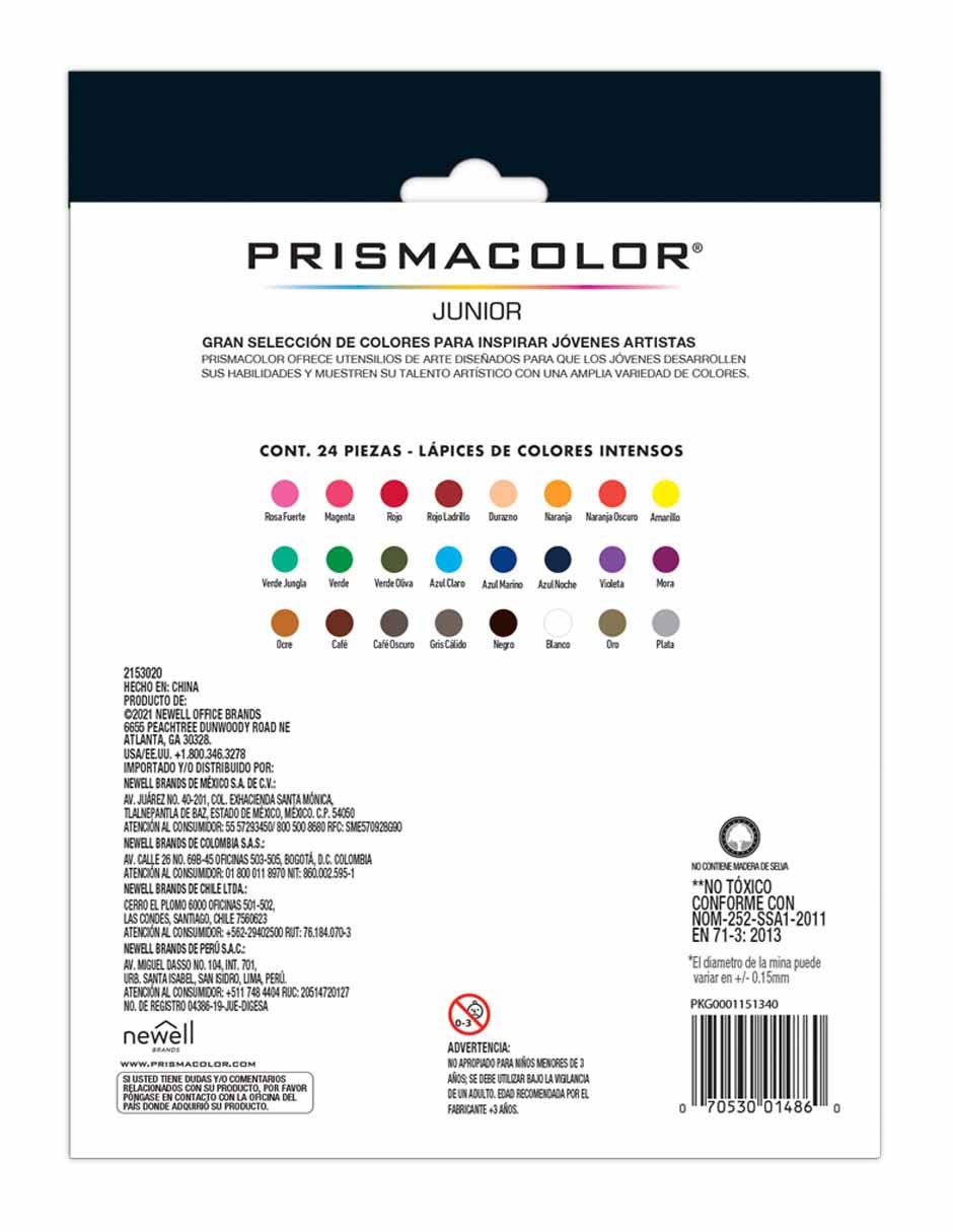 Lápices de color Unipunta 24 piezas 3