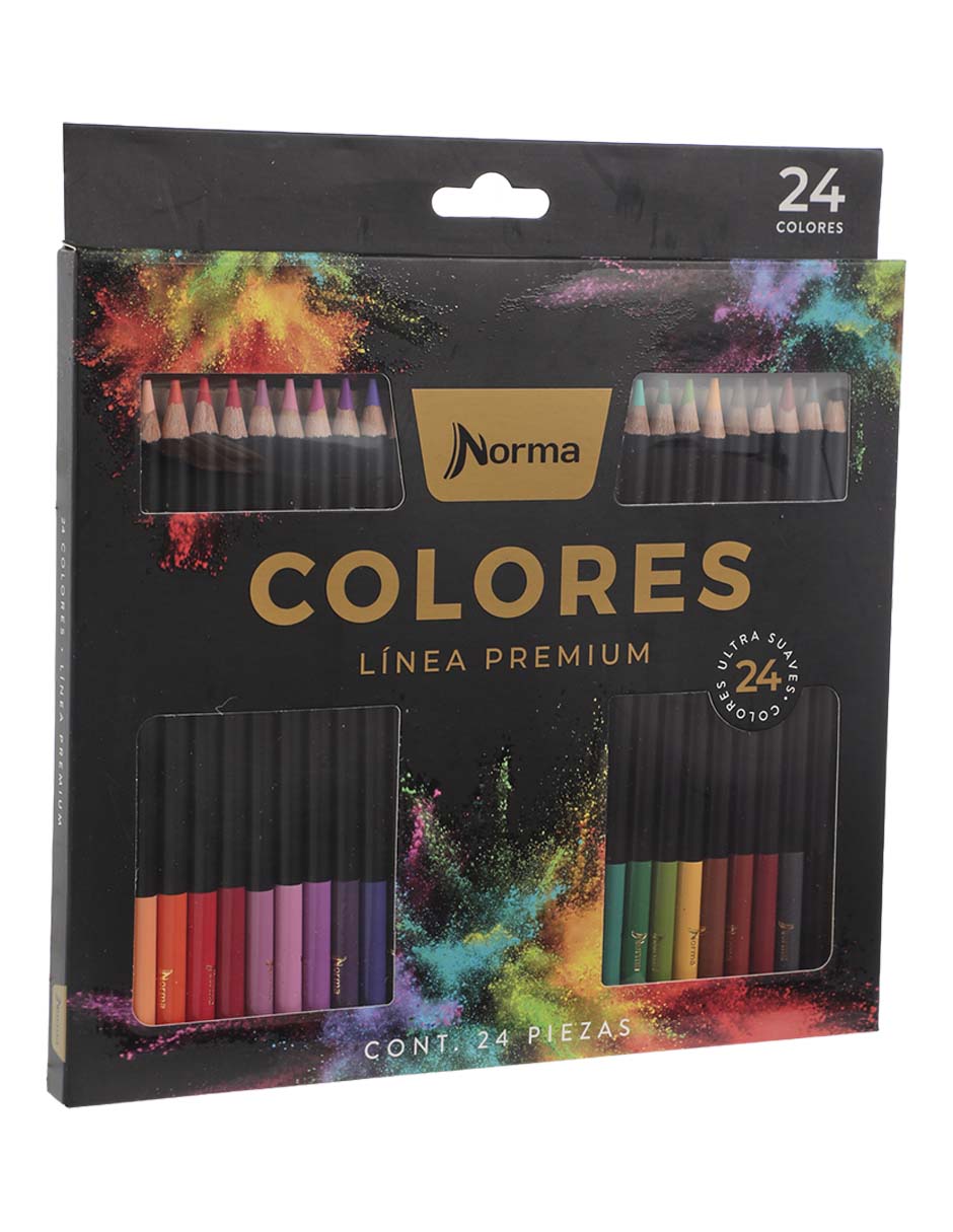 Set lápiz de color Línea Premium 24 piezas 2
