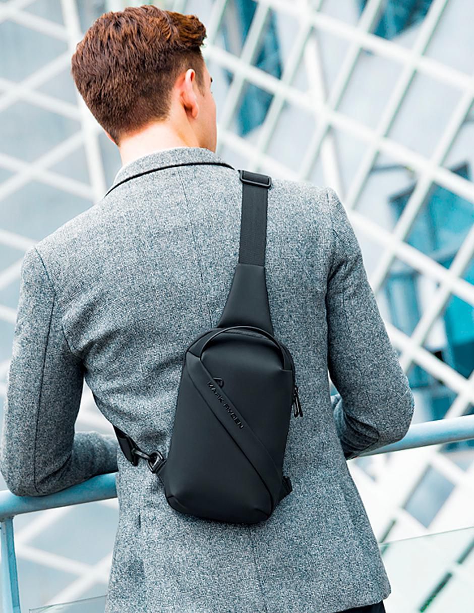 Mochila bandolera impermeable unisex 3
