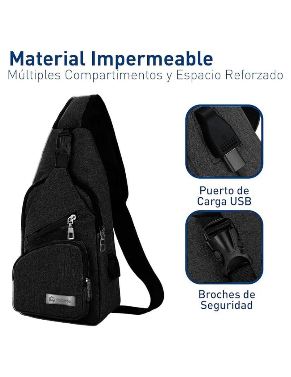 Mochila bandolera impermeable unisex 2