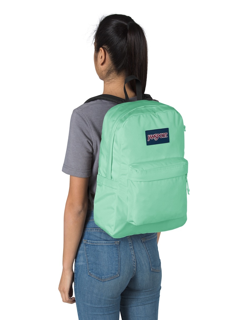 MOCHILA JANSPORT, VERDE CLARO