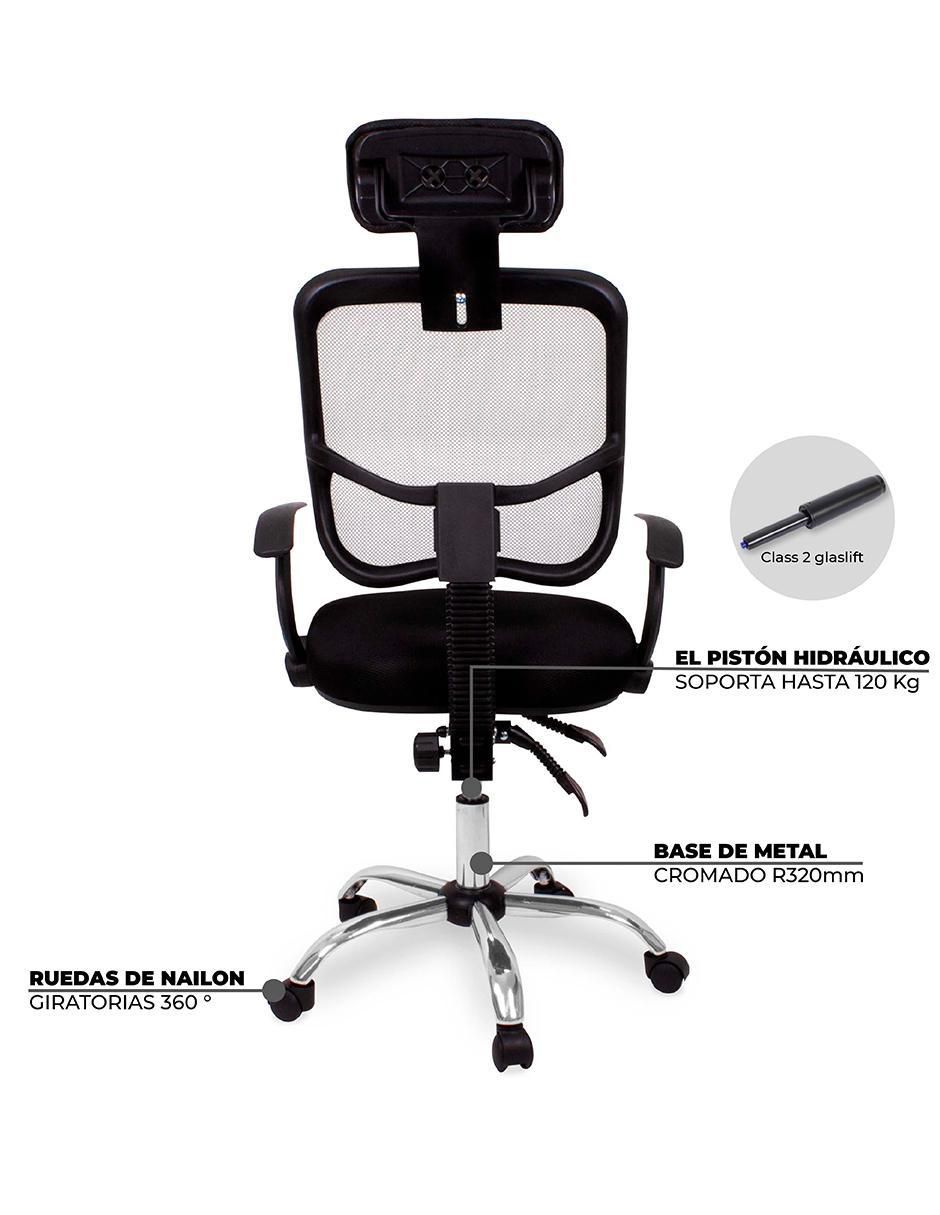Silla de escritorio Q-Tech de acero inoxidable 3