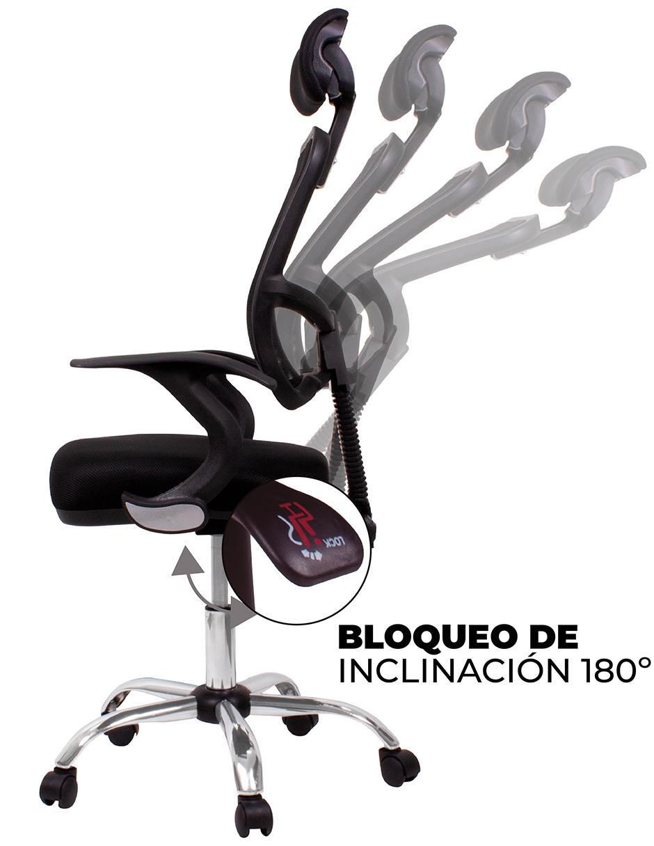 Silla de escritorio Q-Tech de acero inoxidable 5