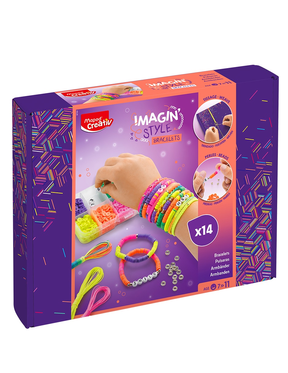 Pulseras Creativ juego arte y manualidades infantil unisex 3