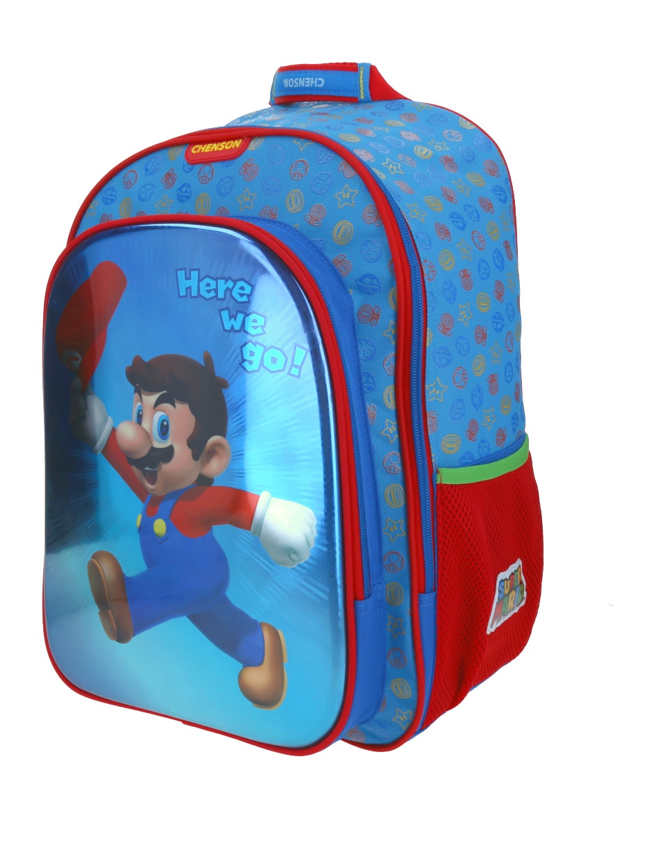 Mochila escolar Mario Bros Flashy unisex 2