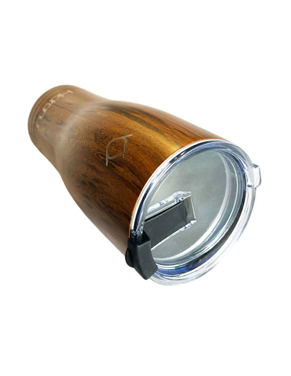 Termo de acero inoxidable con tapa push pull 592 ml 3
