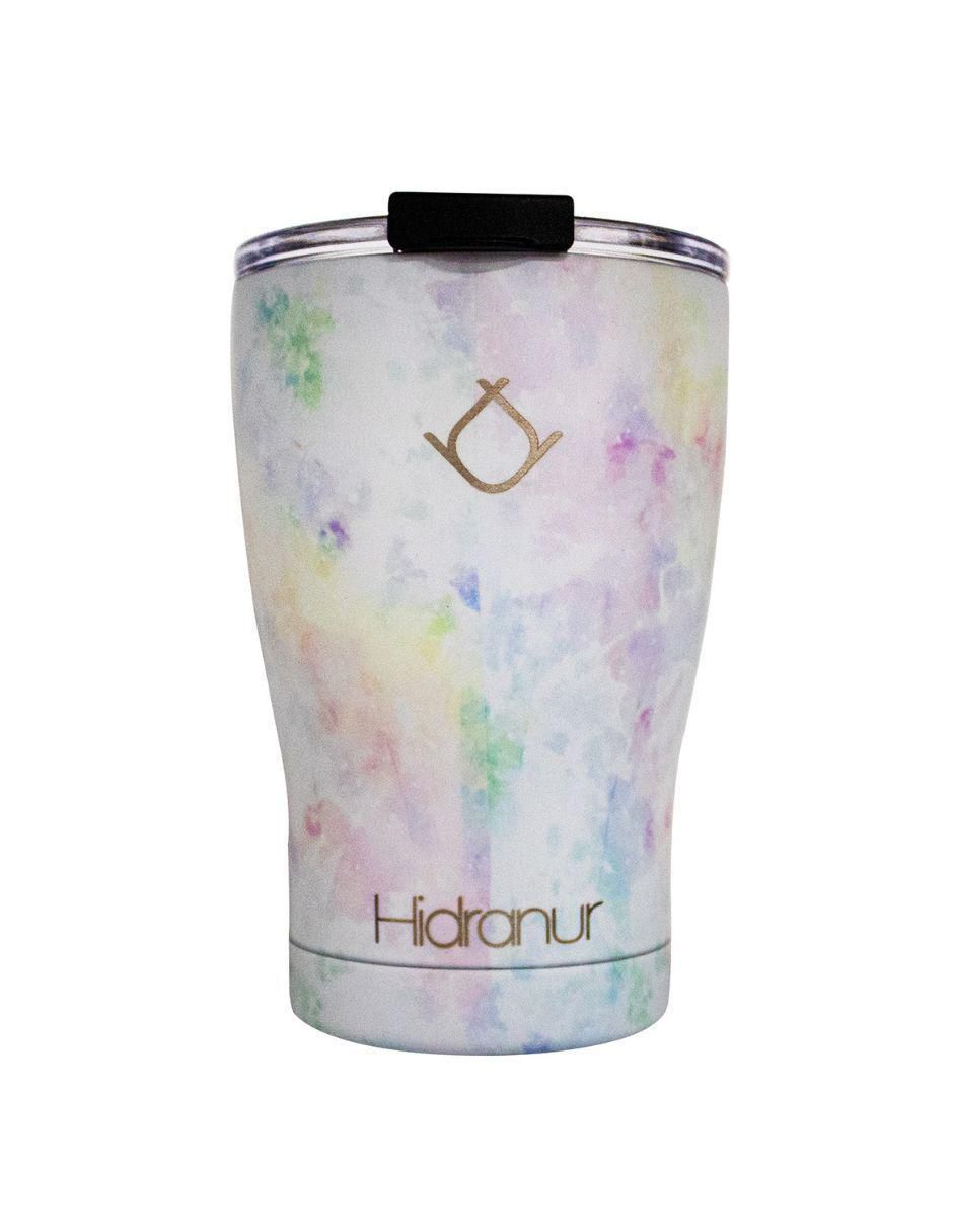 Termo de acero inoxidable con tapa push pull 350 ml