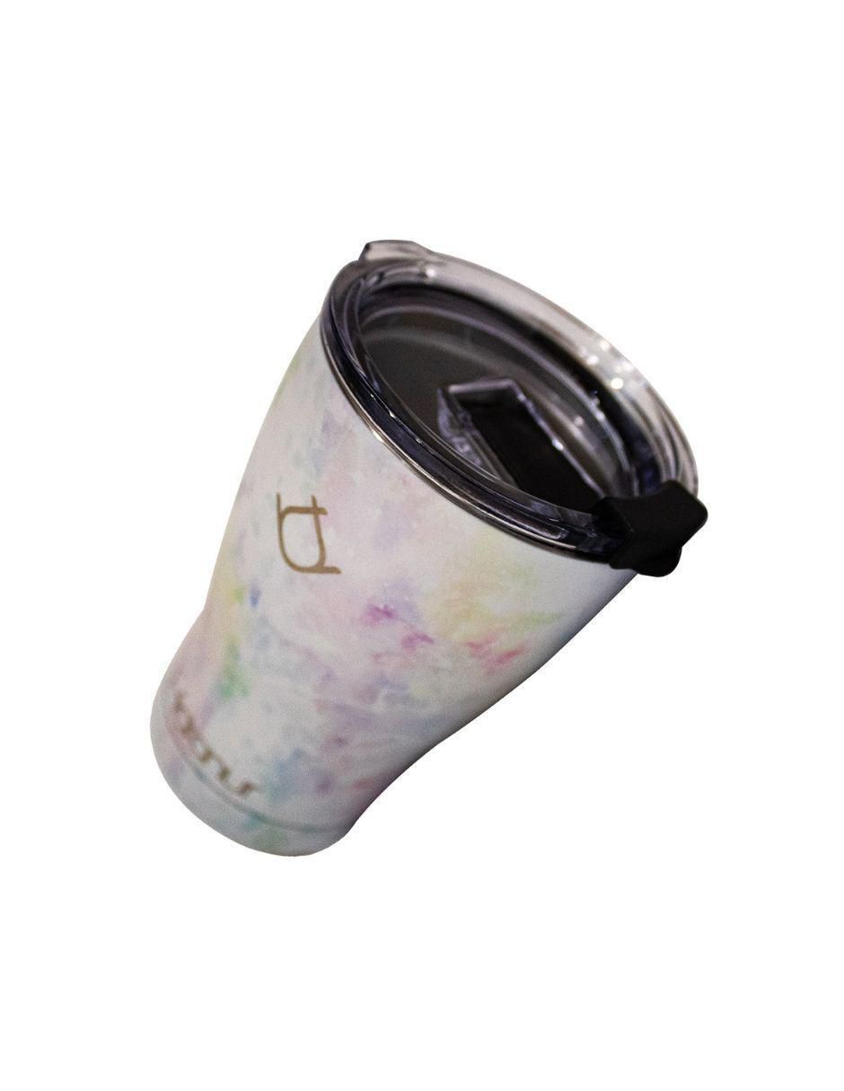 Termo de acero inoxidable con tapa push pull 350 ml 3