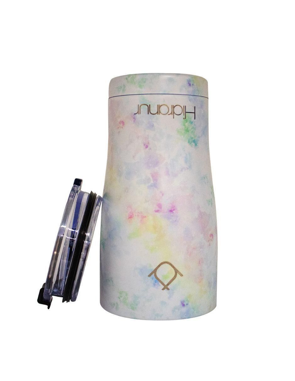 Termo de acero inoxidable con tapa push pull 591 ml 3