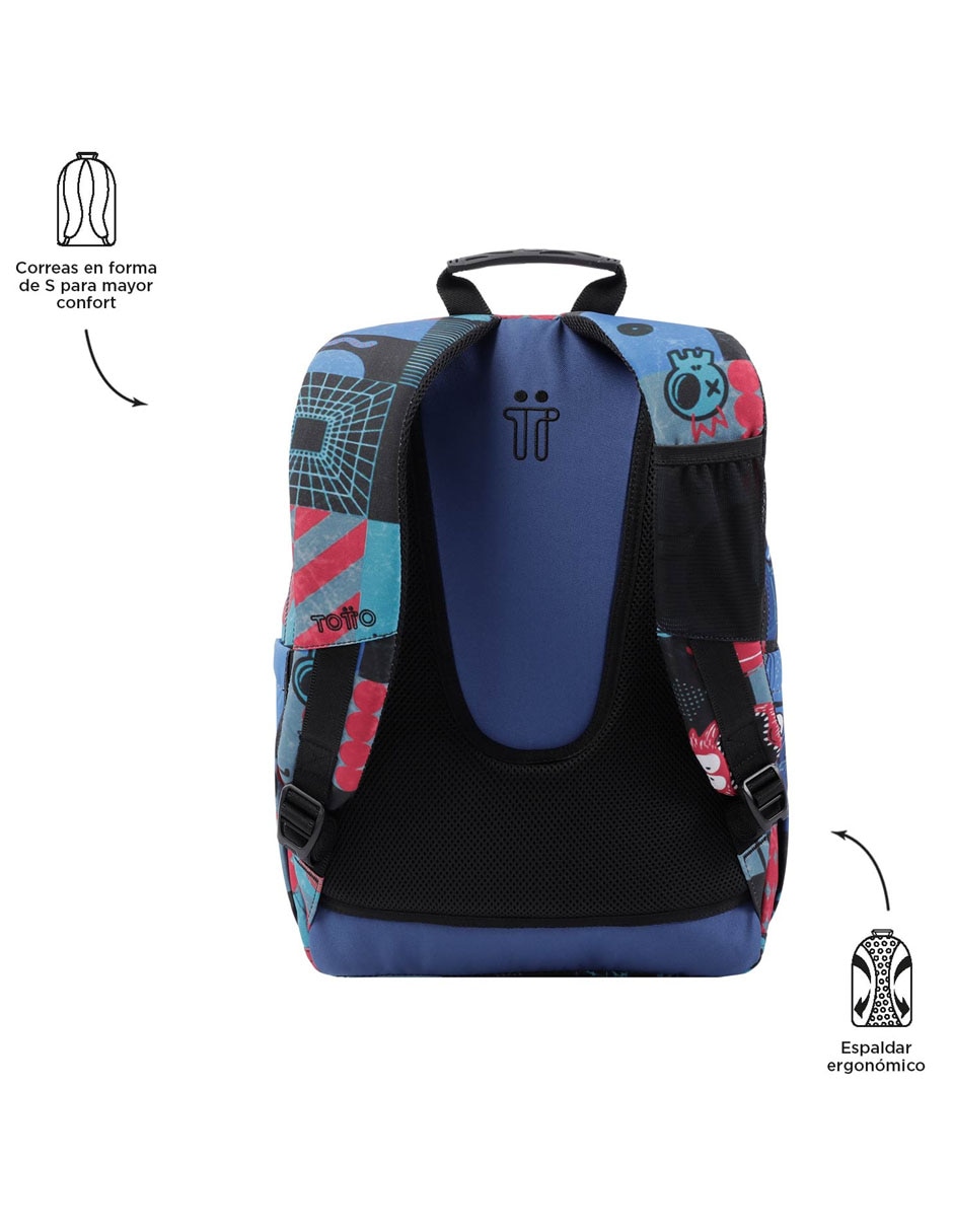 Mochila con portalaptop Ecole unisex 2