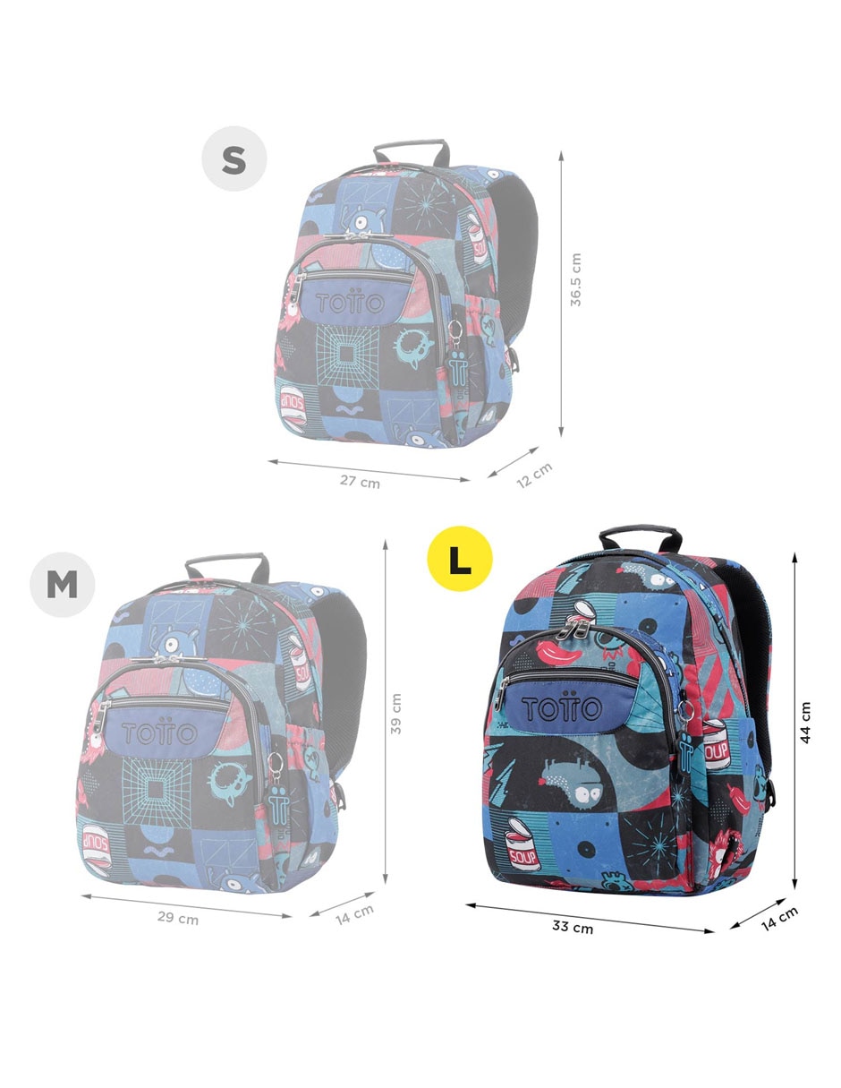 Mochila con portalaptop Ecole unisex 7