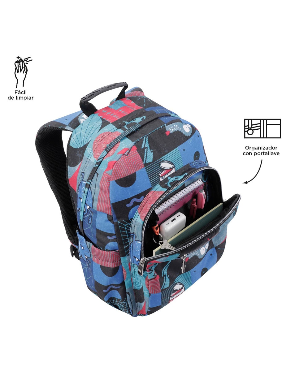Mochila con portalaptop Ecole unisex 4