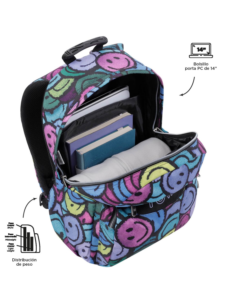 Mochila con portalaptop Ecole unisex 3