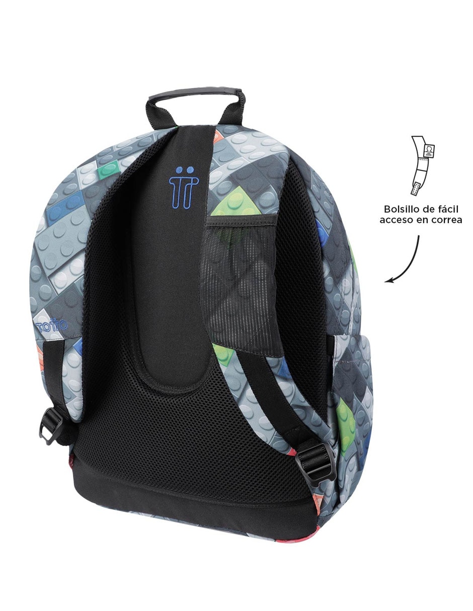 Mochila con portalaptop Ecole unisex 5