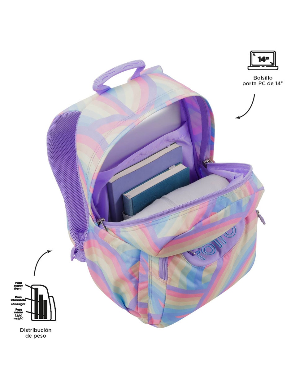Mochila con portalaptop Ecole unisex 3