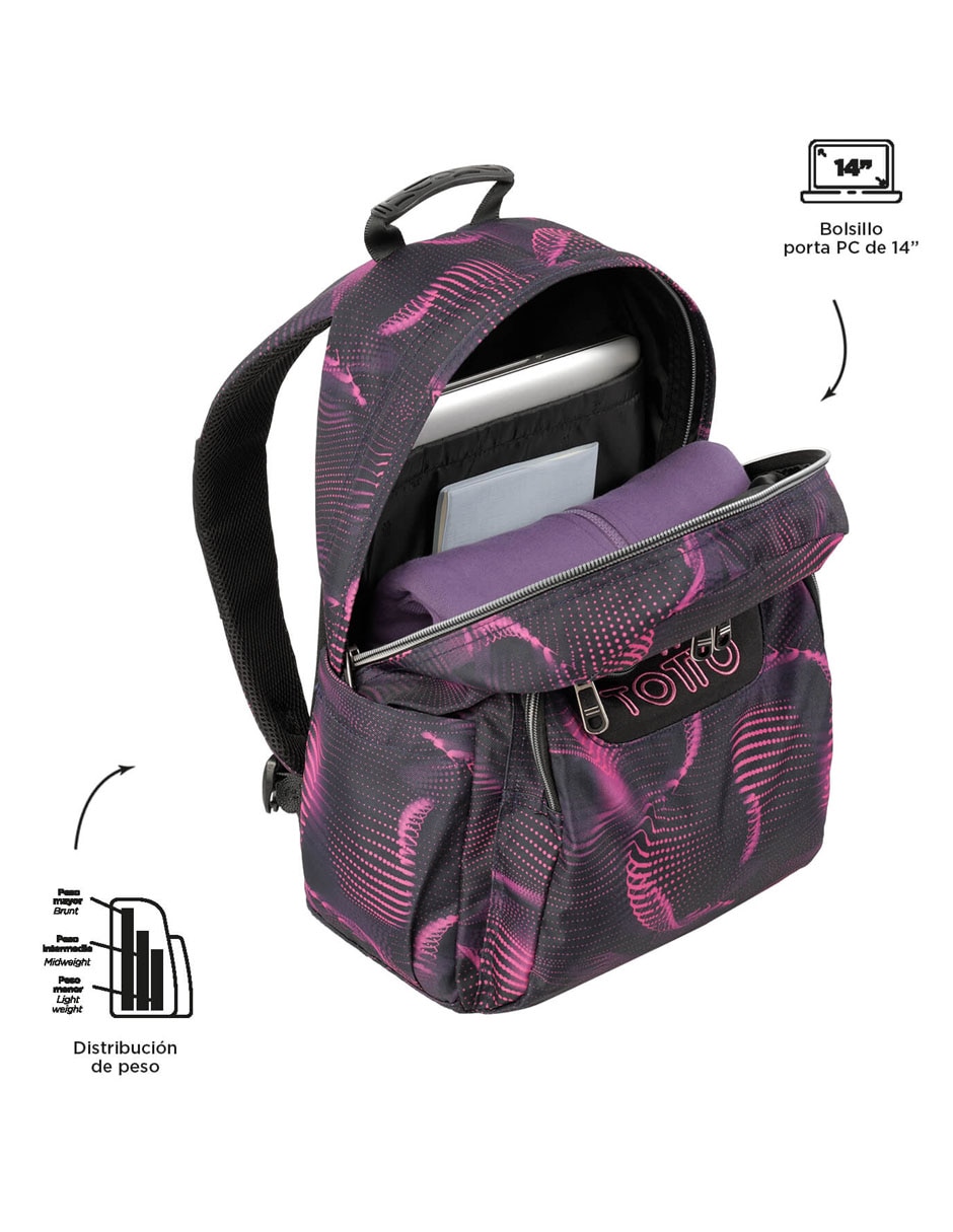 Mochila con portalaptop Ecole unisex 3