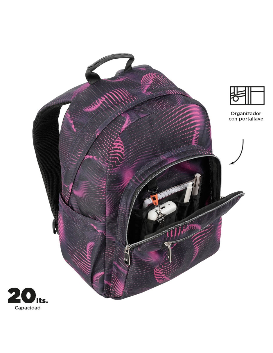 Mochila con portalaptop Ecole unisex 4