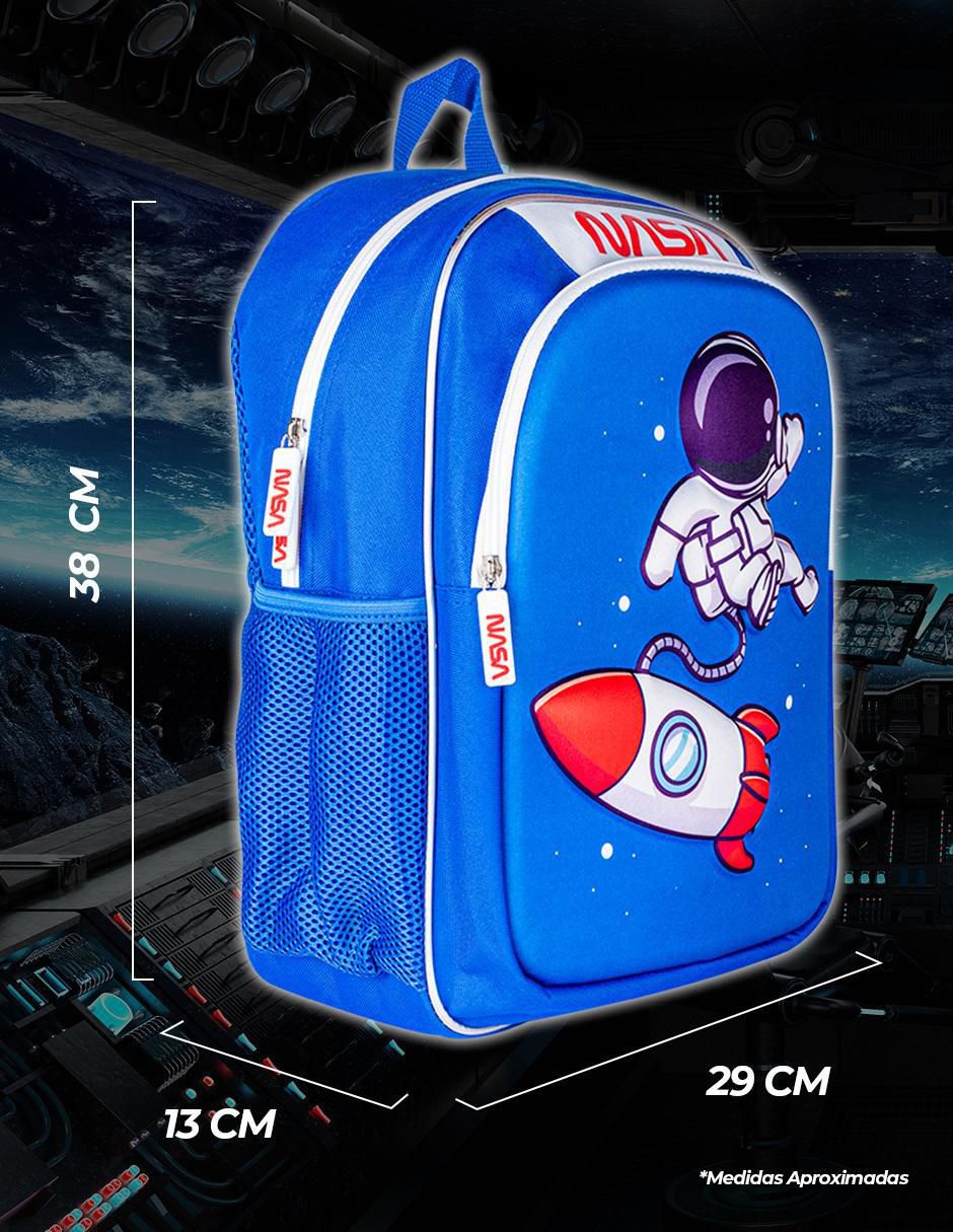 Mochila infantil NASA Astronauta 3D unisex 7