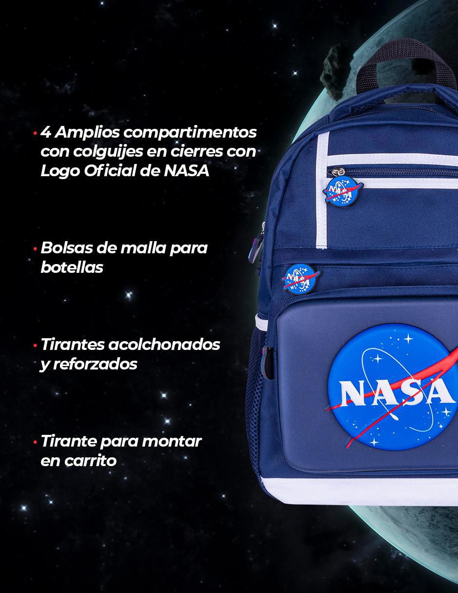 Mochila casual NASA Logo 3D unisex 6