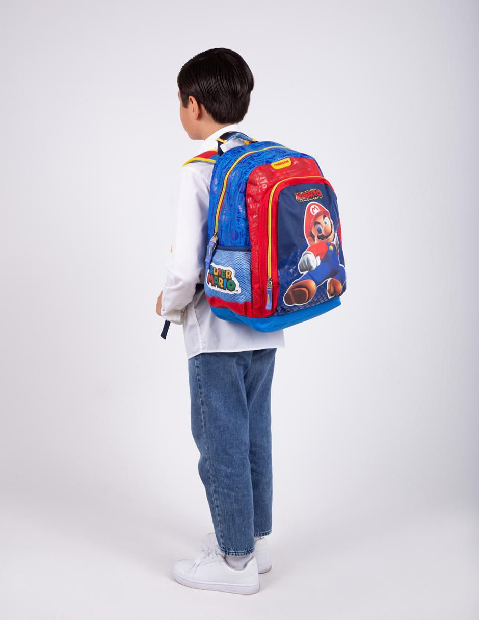 Mochila escolar Mario Bros Nanji para niño 7