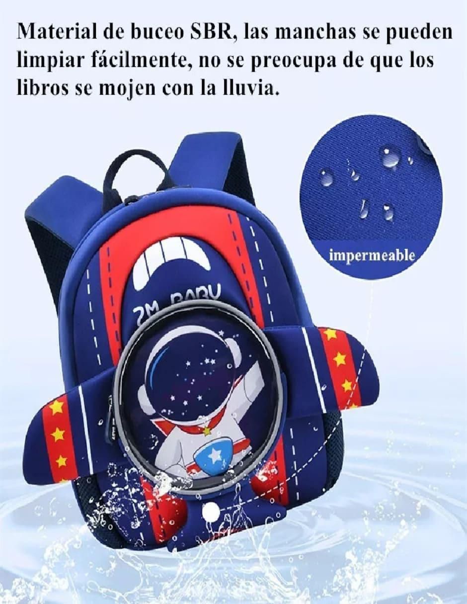 Mochila escolar impermeable unisex 2