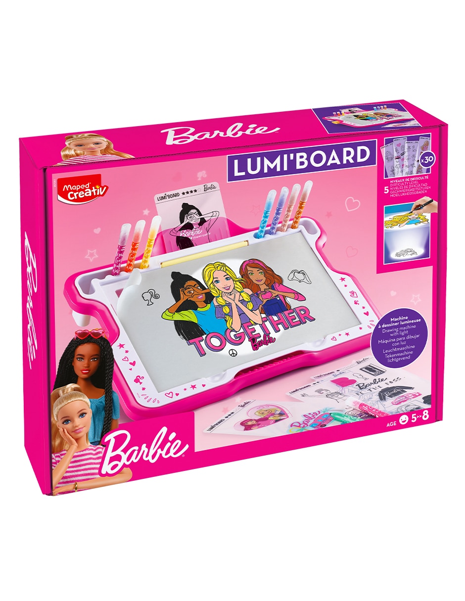 Pizarrón Barbie de plástico 2