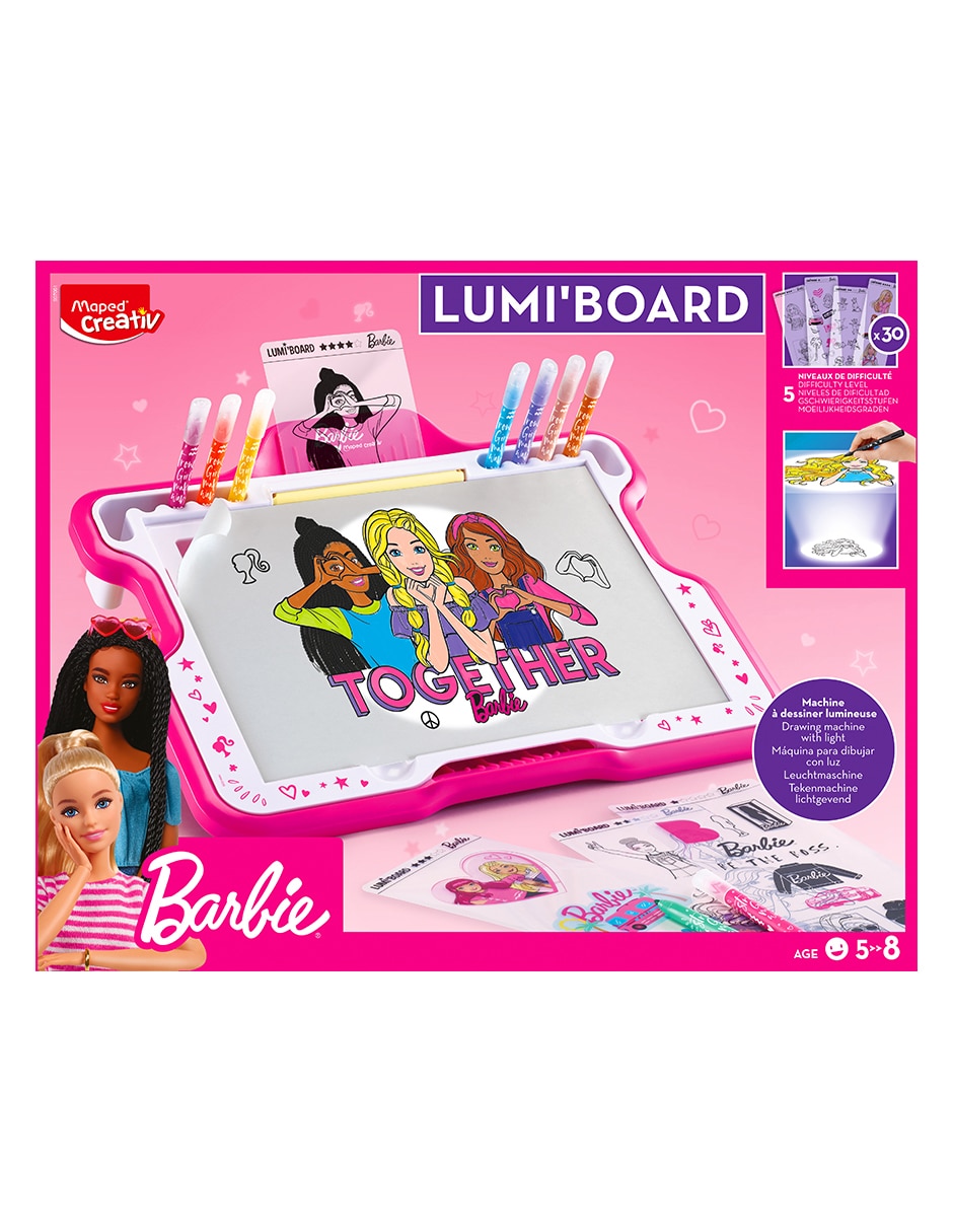 Pizarrón Barbie de plástico 3