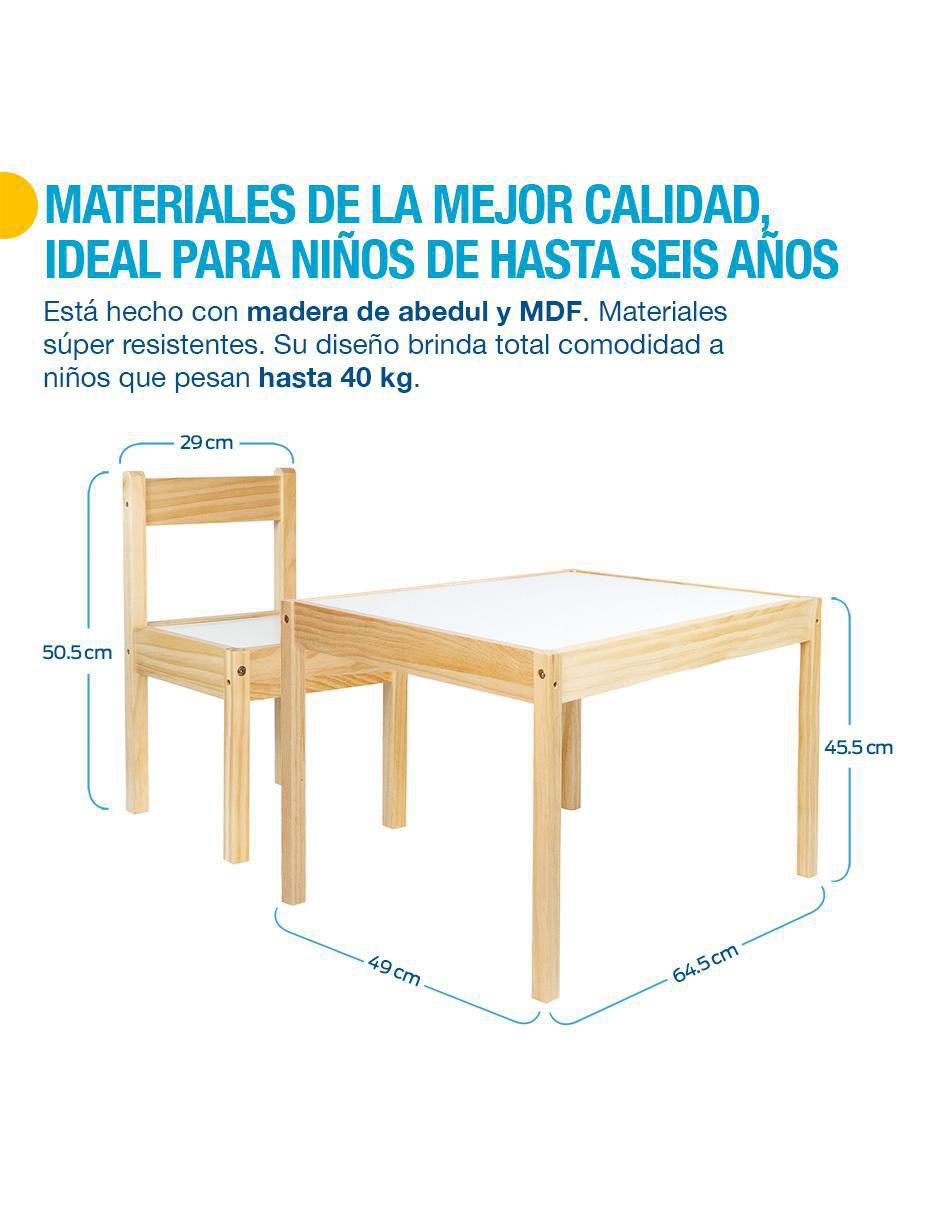 Mesa con sillas armable 8