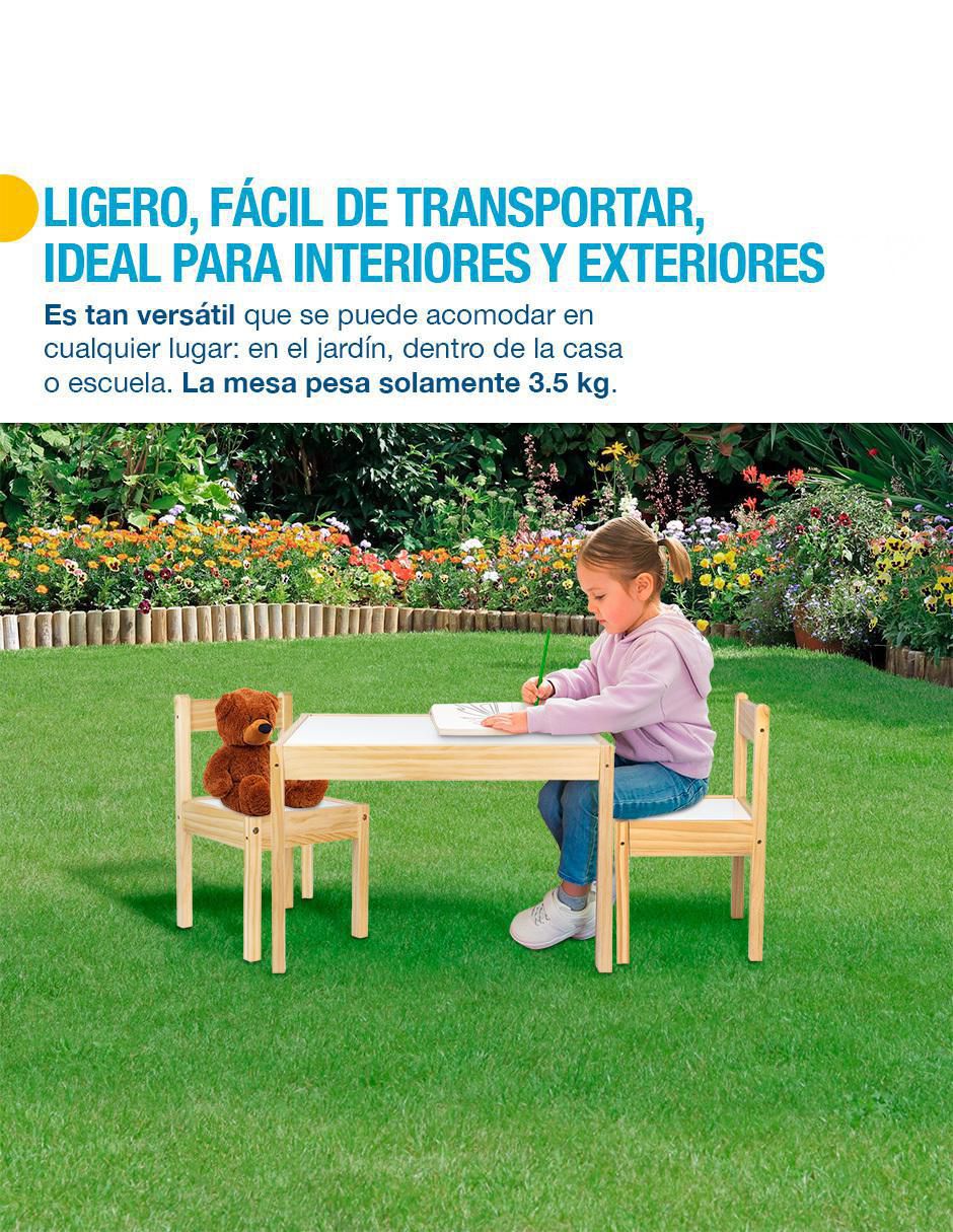 Mesa con sillas armable 4