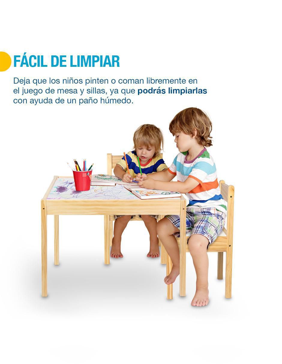 Mesa con sillas armable 6