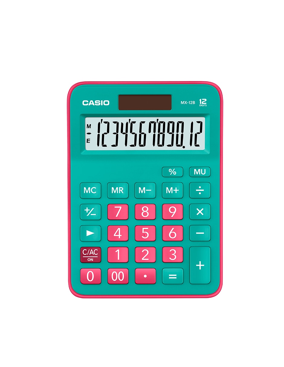 Calculadora de escritorio MX-12B-GNRD-W-DC