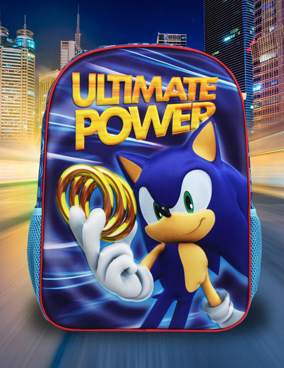 Mochila escolar Sonic unisex 6