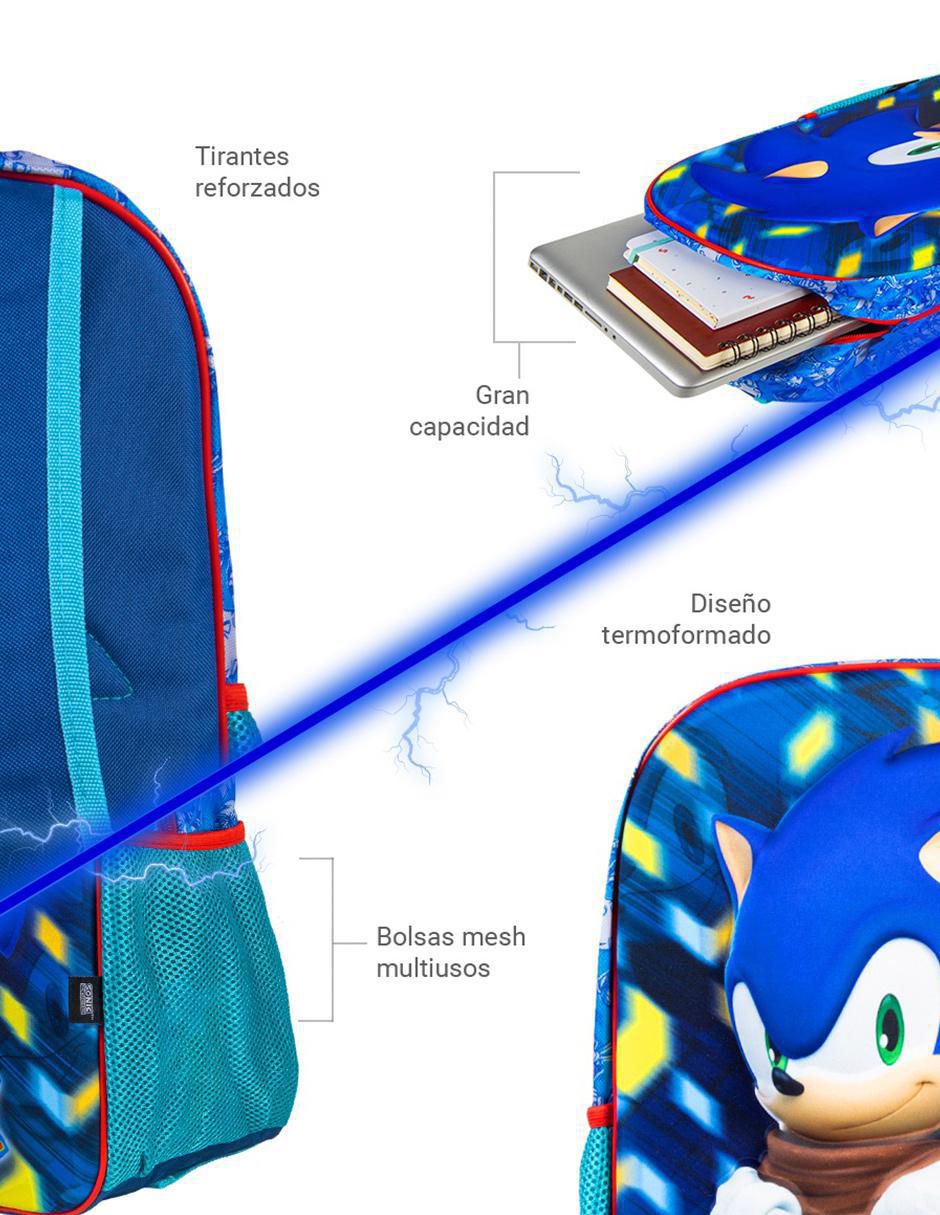 Mochila escolar Sonic unisex 5
