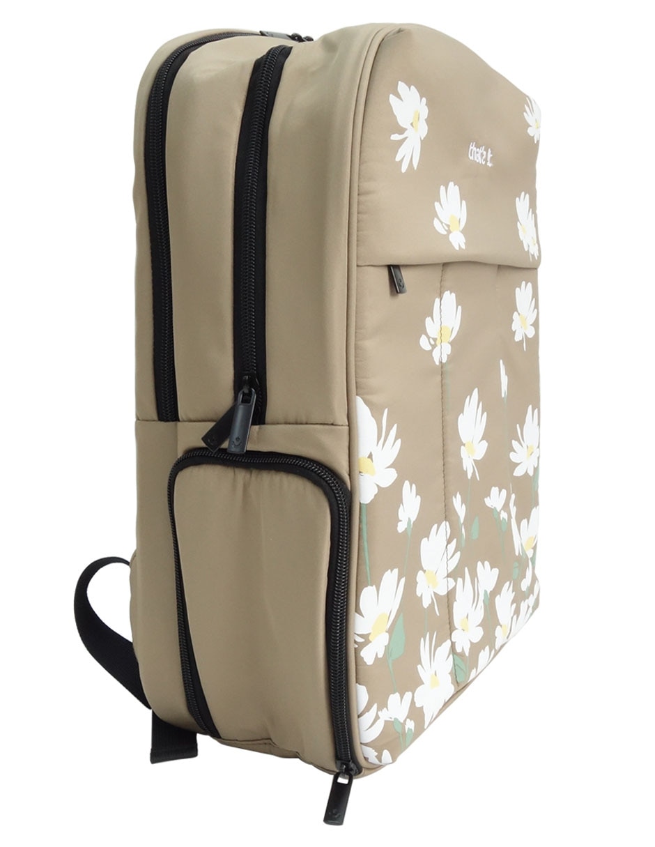 Mochila escolar Flores unisex 2