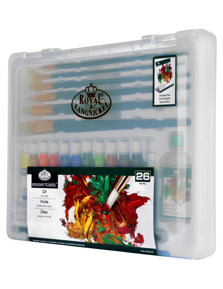 Pinturas óleo Essentials Clearview 26 piezas 3