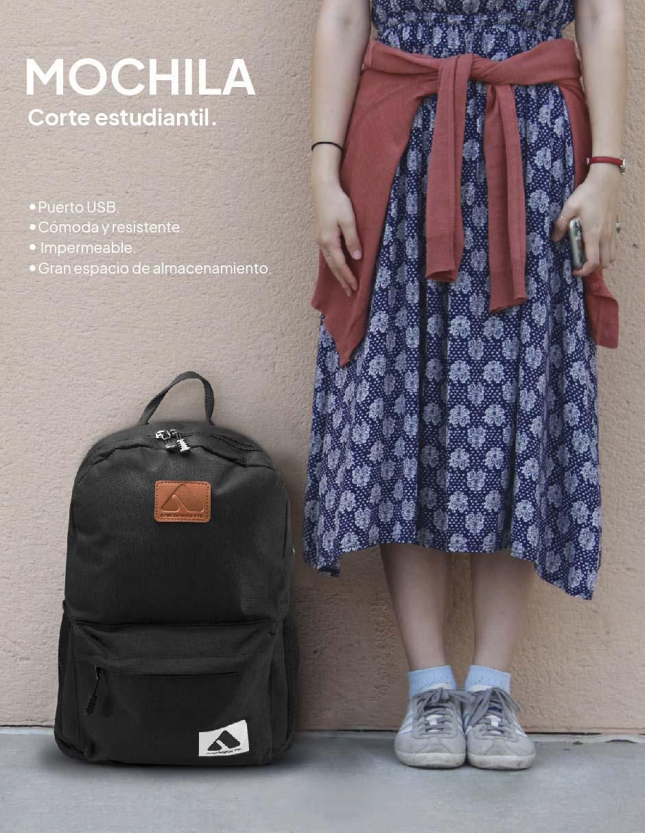 Mochila con portalaptop impermeable unisex 7